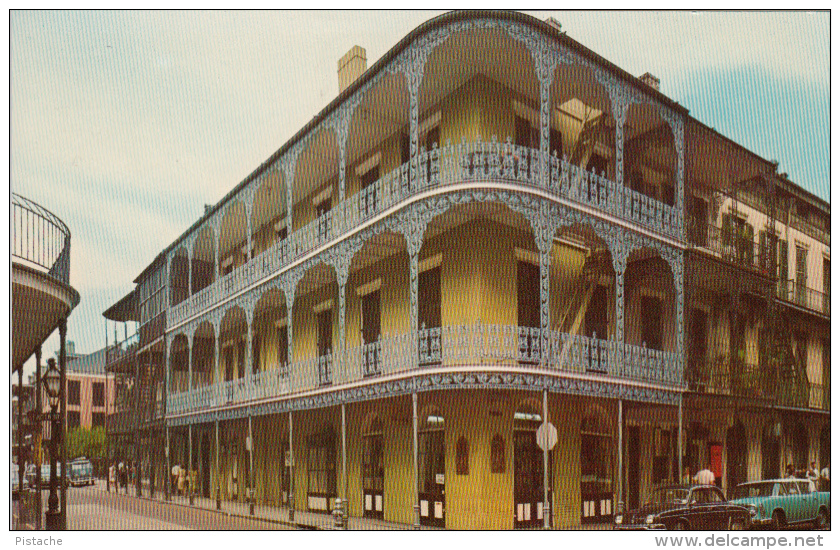 Louisiana New Orleans - Lace Balconies - Cars - Unused - VG Condition - By Grant L. Robertson - New Orleans