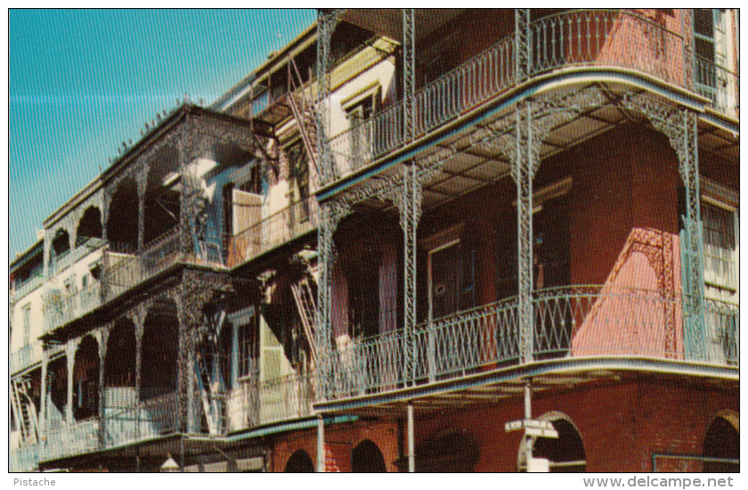 Louisiana New Orleans - Lace Balconies - Unused - VG Condition - By Grant L. Robertson - New Orleans