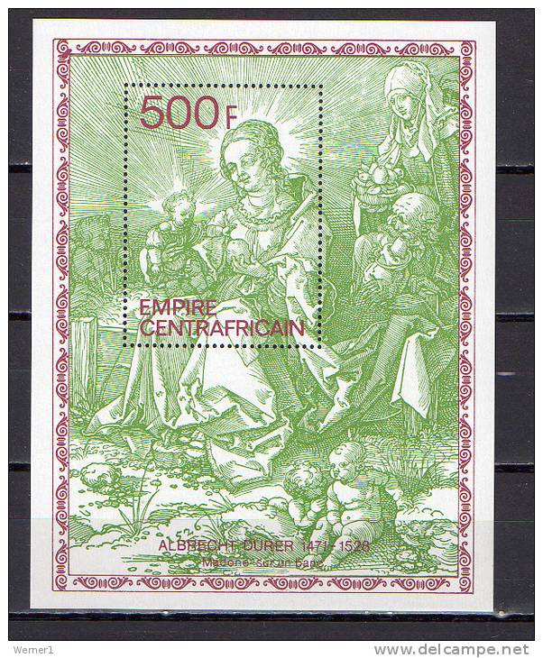 Central Africa 1979 Paintings Albrecht Durer - Dürer S/s MNH - Altri & Non Classificati