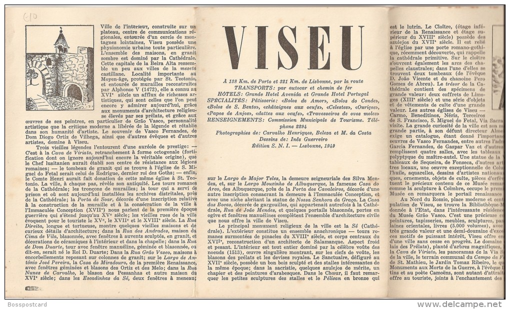 Viseu - Brochura (3 Scans) - Zeitungen & Zeitschriften