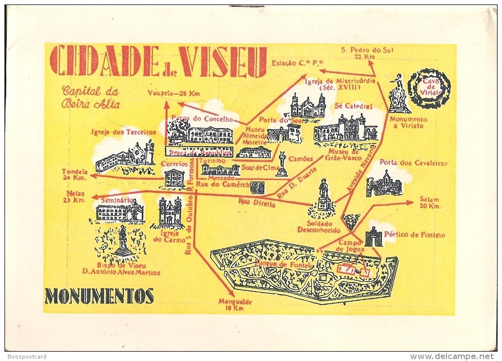 Viseu - Monumentos De Viseu, 1947 (5 Scans) - Old Books