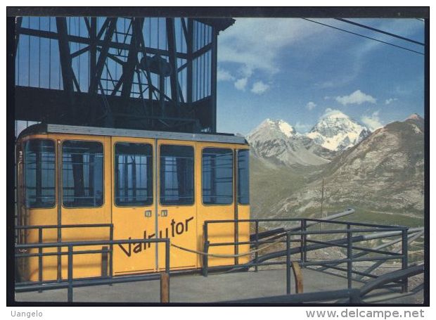 VA607 LA THUILE - ARRIVO FUNIVIA VALRUTOR - Altri & Non Classificati