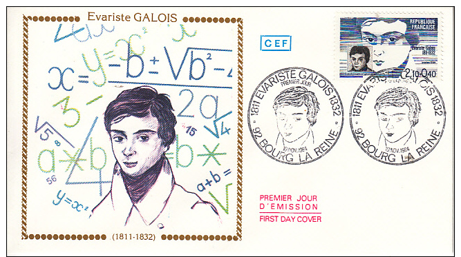 FRANCE - FDC - 1984 - EVARISTE GALOIS - TIMBRE N°2332 - 1980-1989