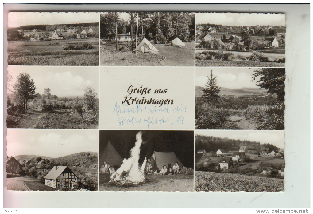 3063 OBERNKIRCHEN - KRAINHAGEN, Mehrbildkarte 1965 - Schaumburg