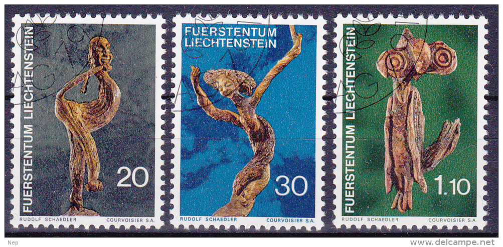 LIECHTENSTEIN - Michel - 1972 - Nr 567/69 - Gest/Obl/Us - Oblitérés