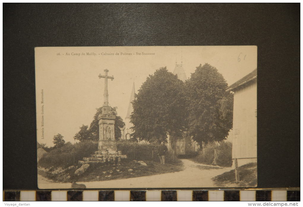 CP, 10, Au Camp De Mailly Calvaire De Poivres Ste Suzanne N°16 Edition Librairie Militaire Guérin Mourmelon - Mailly-le-Camp