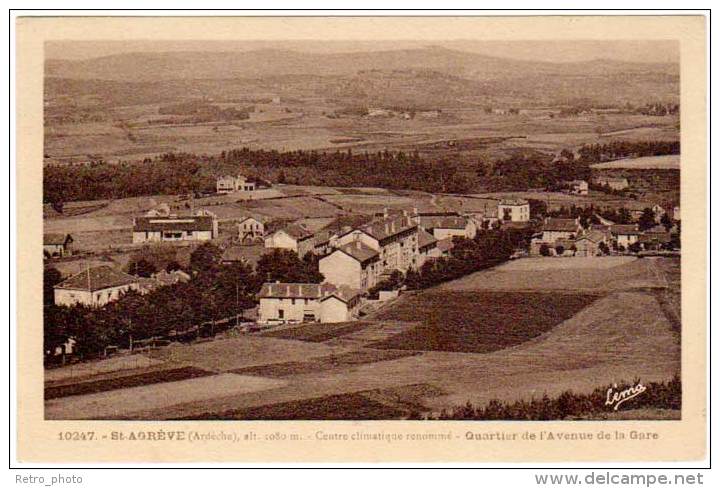 Saint-Agrève - Quartier De L'Avenue De La Gare - Saint Agrève