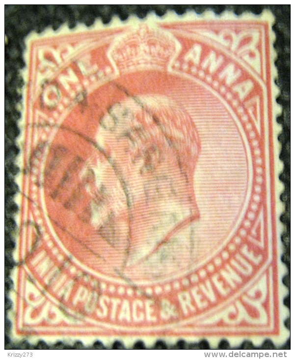 India 1906 King Edward VII 1a - Used - 1902-11  Edward VII