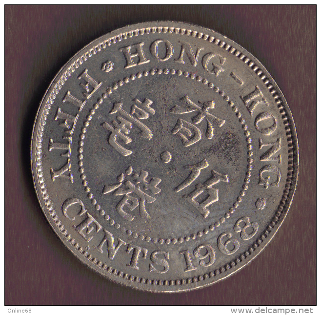 HONG KONG 50 CENTS 1968 - Hong Kong