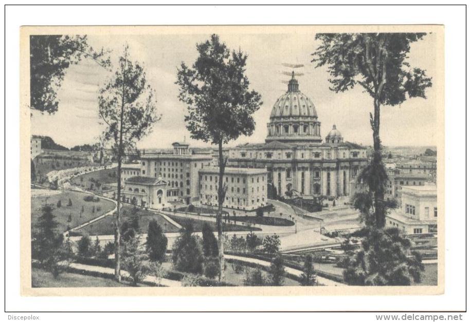 I333 Roma - Palazzi Vaticani E San Pietro Visti Dal Giardino / Viaggiata 1935 - San Pietro