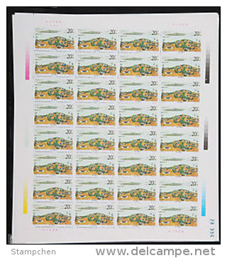 China 1995-12 Tai Lake Stamps Sheets Irrigation Agriculture Bridge Ship Snow 4 Seasons - Blocks & Sheetlets