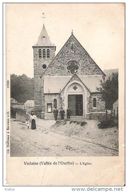 ( D8-24-25 ) - Verlaine - Vallée De L'Ourthe - L'Eglise Editeur Delfosse - Durbuy