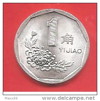 CINA - CHINA - 1995 - COIN MONETA - 1 JIAO  - CONDIZIONI SPL - Cina
