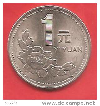 CINA - CHINA - 1994 - COIN MONETA - 1 YUAN  - CONDIZIONI SPL - China