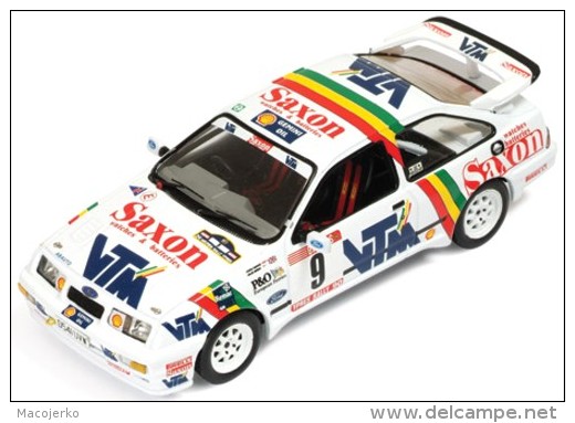 IXO RAC 213, Ford Sierra RS Cosworth #9 Rally D'Ypres 1990, McRae - Ringer, 1:43 - Ixo