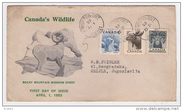 Old Letter - Canada - Airmail