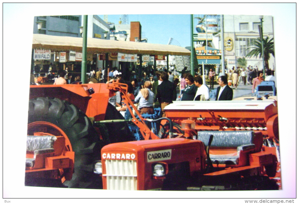 FIERA DEL LEVANTE   MECCANICA AGRICOLA     ( TRATTORI CARRARO  )     BARI  PUGLIA  NON  VIAGGIATA  COME DA FOTO - Foires