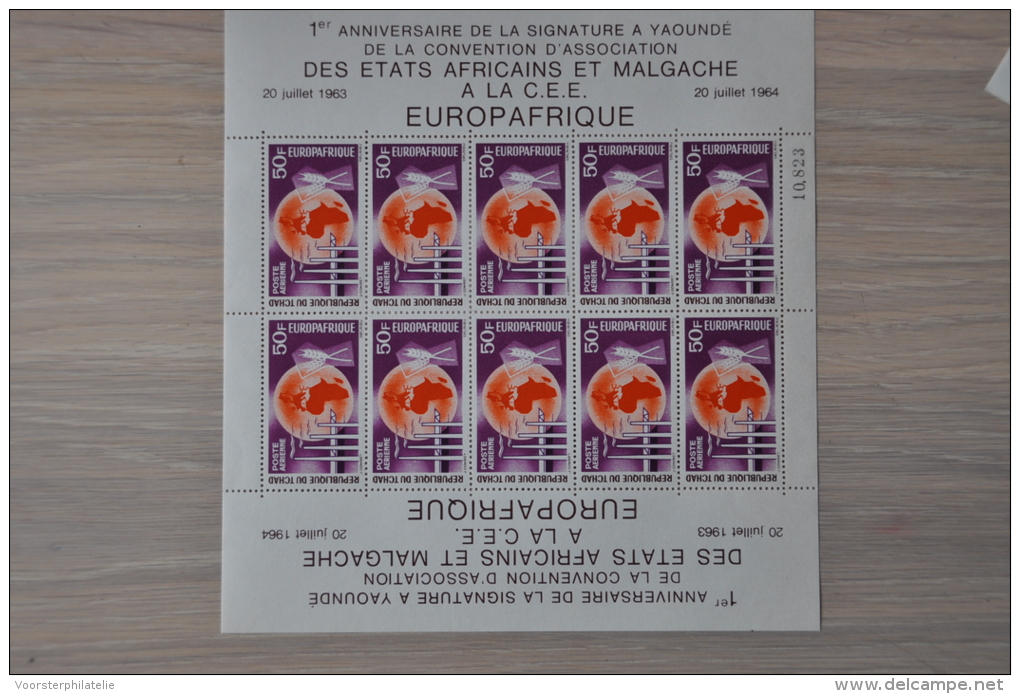 M ++ TSJAAD REPUBLIQUE DU TCHAD SHEET EUROPAFRIQUE ++ NEUF MNH ** - Tsjaad (1960-...)