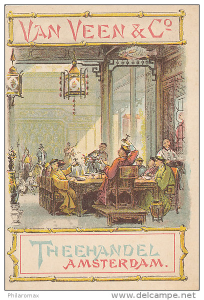 DP00156 - NEDERLAND AMSTERDAM - ADVERTISEMENT VAN VEEN TEA SELLERS - THEEHANDEL - PRICE LIST RR - Amsterdam