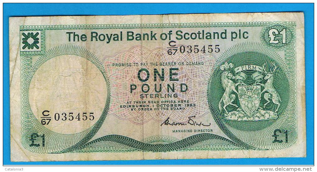 ESCOCIA - Scotland = 1 Pound 1983   P-341 - 1 Pound