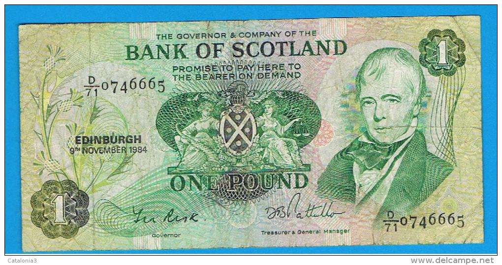 ESCOCIA - Scotland = 1 Pound 1984   P-111 - 1 Pond