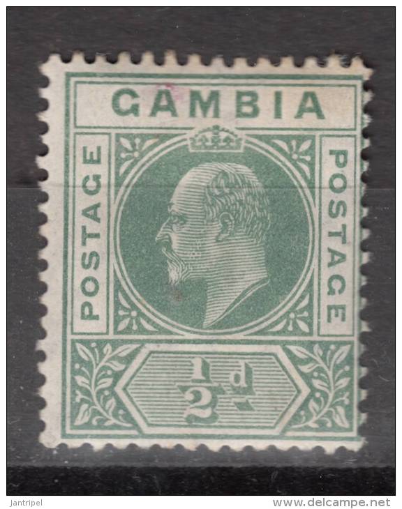 GAMBIA  1904  KEVII  1/2d  MH - Gambie (...-1964)