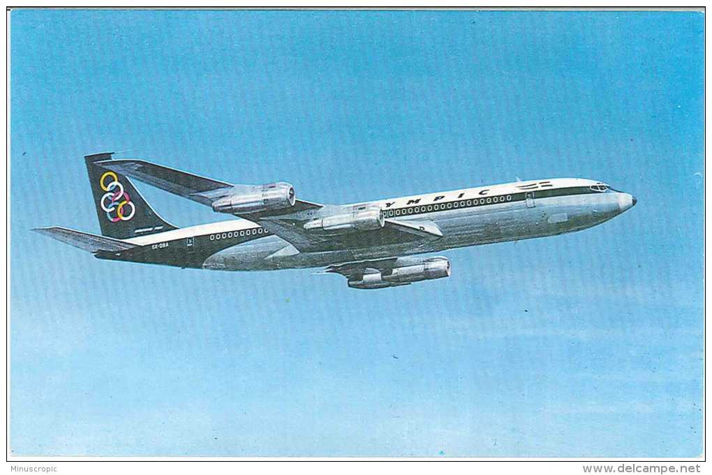 CPM Avion - Boeing 707-320 - Olympic Airways - 1946-....: Moderne