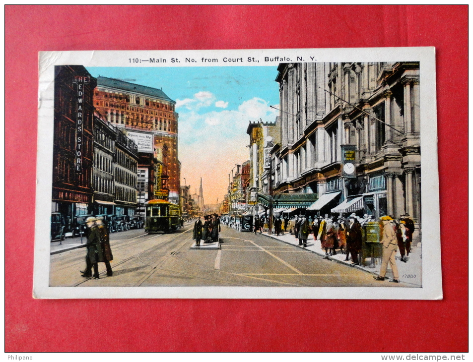 NY - New York > Buffalo  Main Street  1923 Cancel  --- Ref 1010 - Buffalo
