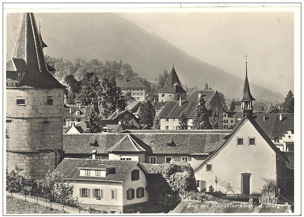 ZUG  Mit Kapuzinerkloster U. Burg - Zugo