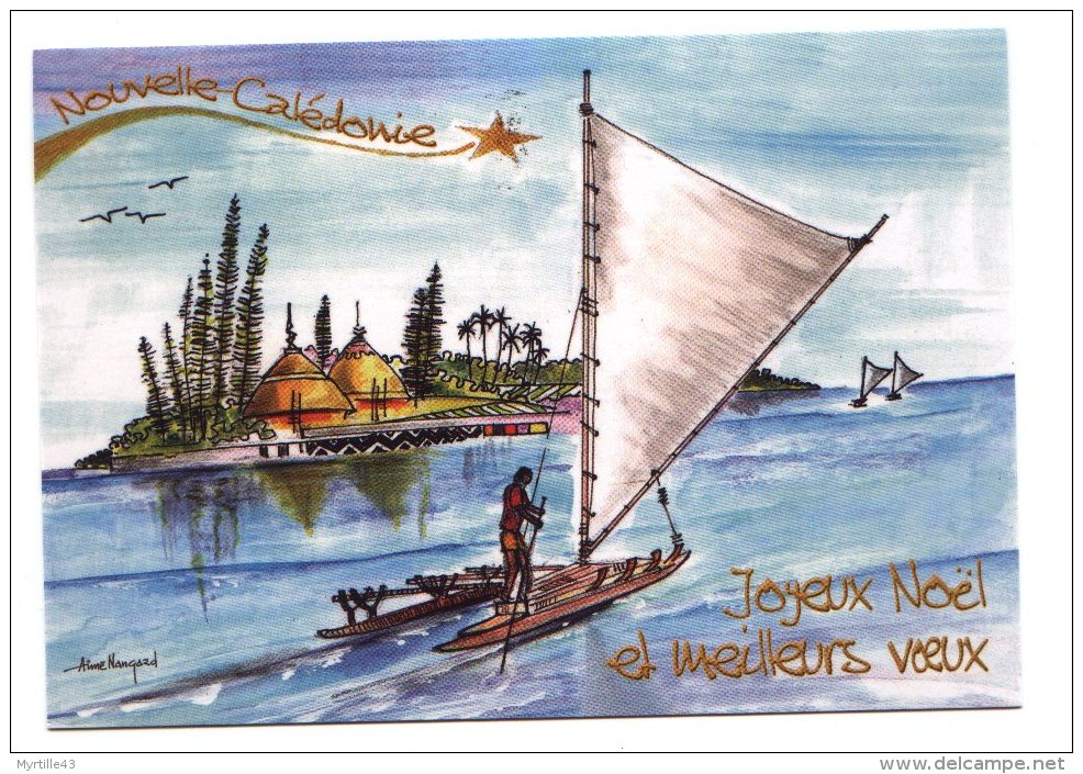 Nouvelle Calédonie Entier Postal PAP Pret à Poster : 2012 : Joyeux Noel Et Meilleurs Voeux - Interi Postali
