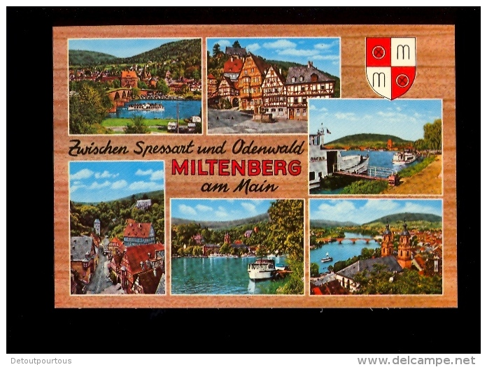 MILTENBERG AM MAIN X6 : Marktplatz Mainbrücke Schnatterloch Golfplatz Hotel Riesen - Miltenberg A. Main