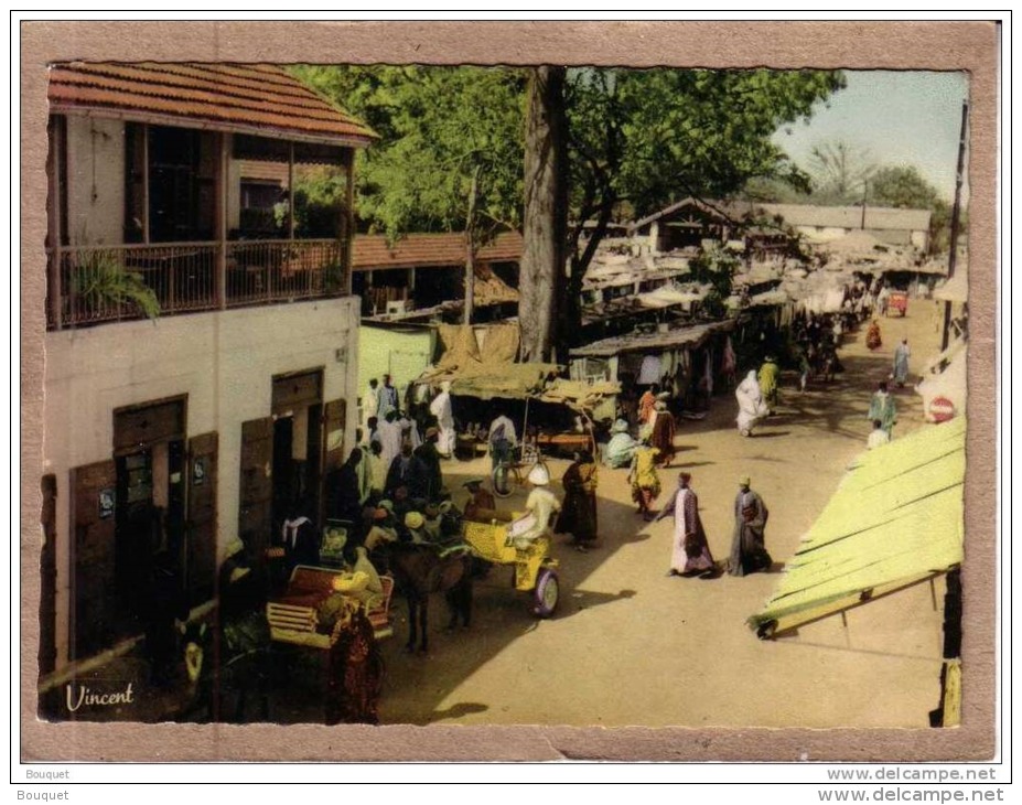 SENEGAL - THIES - CPSM - T 4. - RUE FAIDHERBE - éditeur VINCENT - Lire Description - Senegal