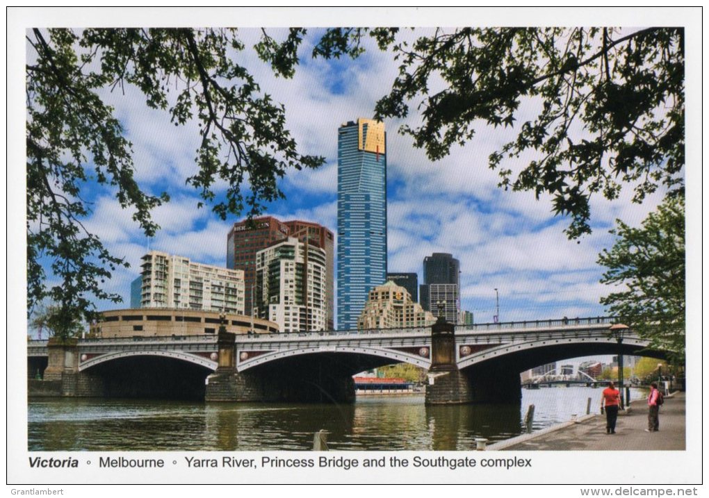 Yarra River, Princess Bridge And The Southgate Complex, Melbourne, Victoria - Gottschalk Unused - Melbourne