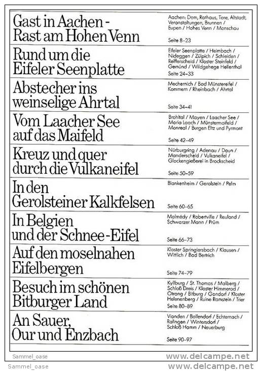HB Bildband  Nr.18 Eifel  Mit  Auto-Atlas  ,  Kreuz Und Quer Durch Die Vulkan-Eifel - Travel & Entertainment