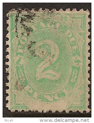 AUSTRALIA 1902 2d Postage Due SG D3 VFU UZ161 - Portomarken