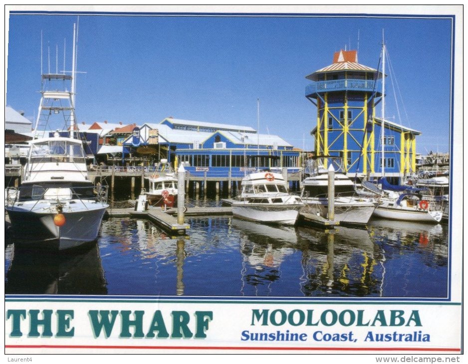 (050) Australia - QLD - Mooloolaba Wharf And Boats - Sunshine Coast