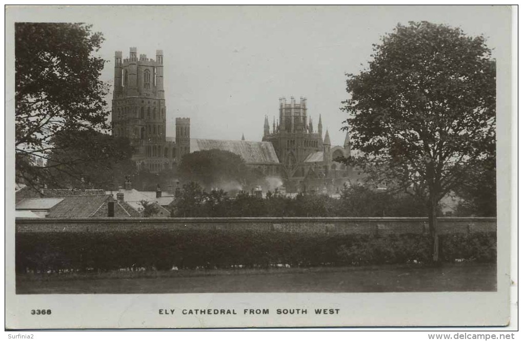 CAMBS - ELY CATHEDRAL FROM SOUTH WEST RP Ca122 - Ely