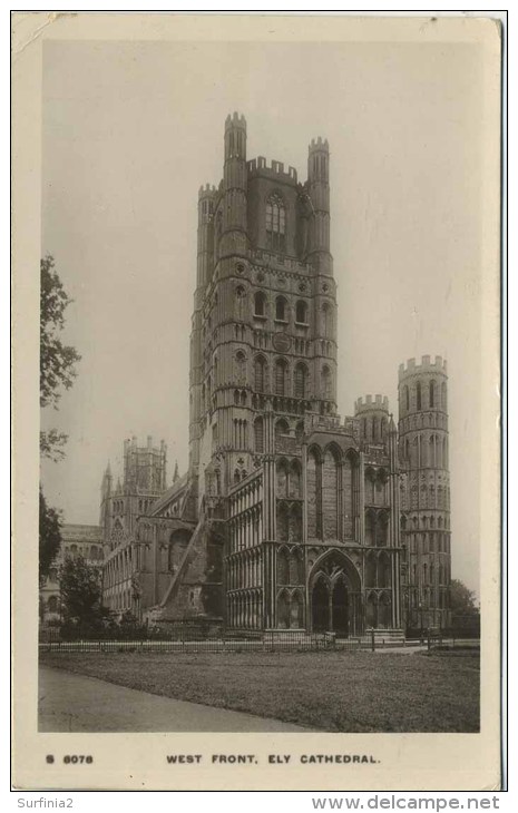 CAMBS - ELY CATHEDRAL WEST FRONT RP Ca149 - Ely