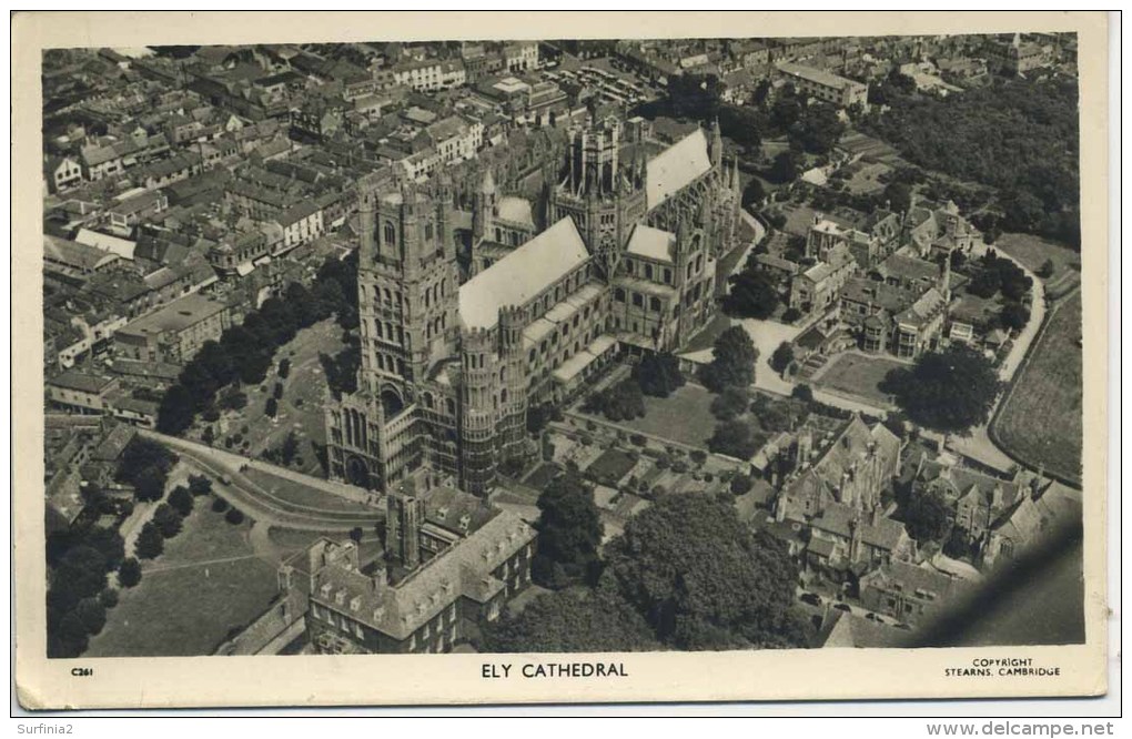 CAMBS - ELY CATHEDRAL - AERIAL RP Ca88 - Ely