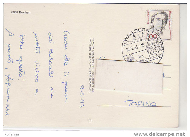 PO9991B# GERMANIA - GERMANY - BUCHEN  VG 1993 - Buchen