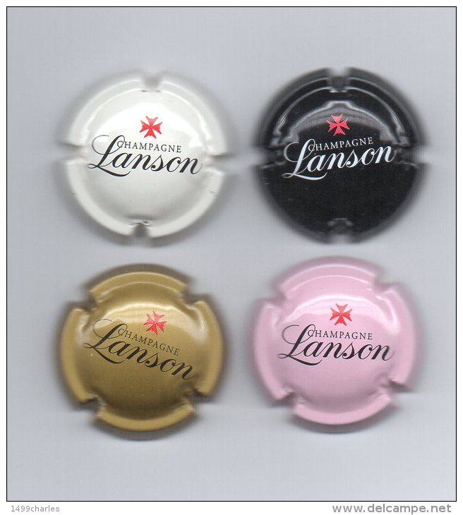 CAPSULES  LANSON  Ref  108 à 111    LA SERIE !!! - Lanson