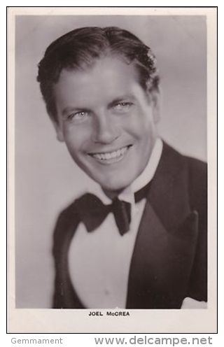 FILM ACTOR -JOEL McCREA - Actors