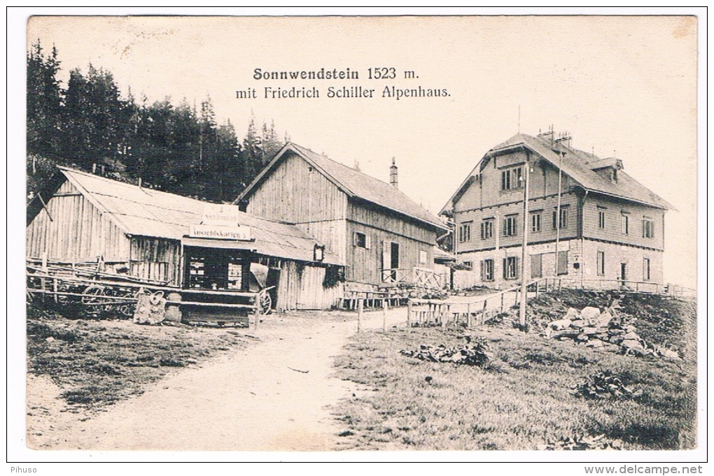 Ö-1602    SONNWENDSTEIN : Friedrich Schiller Alpenhaus - Semmering