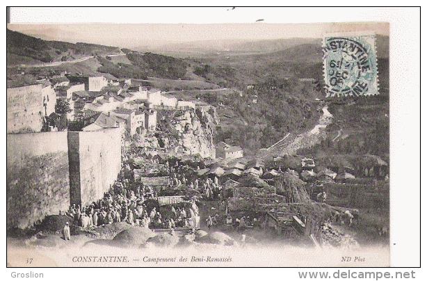 CONSTANTINE 57 CAMPEMENT DES BENI-RAMASSES  1905 - Constantine