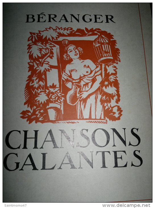 CHANSONS GALANTES BERANGER - Franse Schrijvers