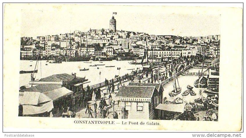 Constantinople - Le Pont De Galata - Turquie