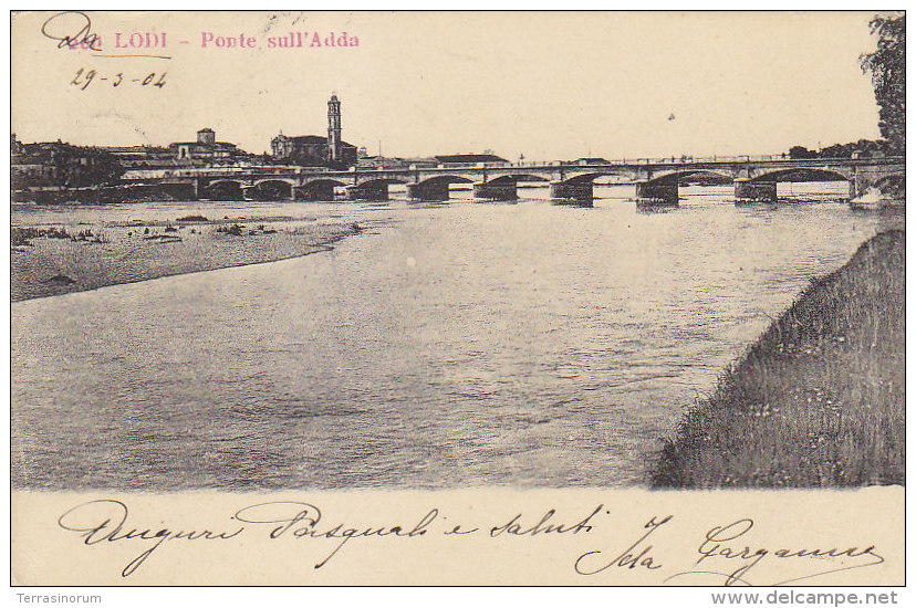 $3- 2613- Lodi - Ponte Sull'Adda  - F.p. Vg. 1904 - Lodi