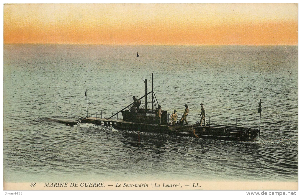 Sous-Marin "Loutre  - édit; L.L. N° 48 - Très Bel Etat (voir 2 Scans) - Sous-marins