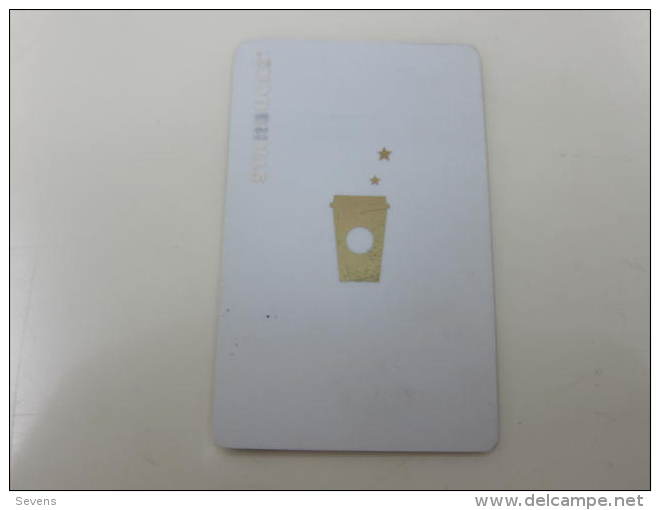 China Starbucks Card,common Edition-white Card,used(not In Very Fine Condition) - Zonder Classificatie