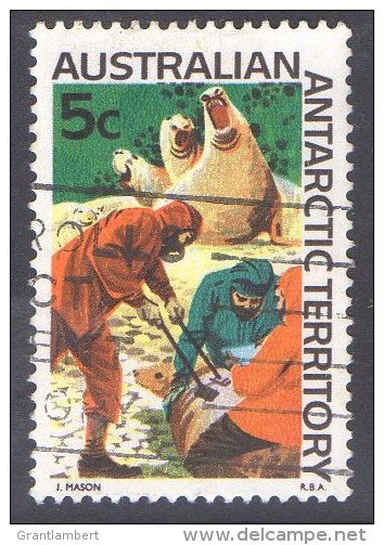 Australian Antarctic 1966 5c Banding Seals Used - Gebraucht